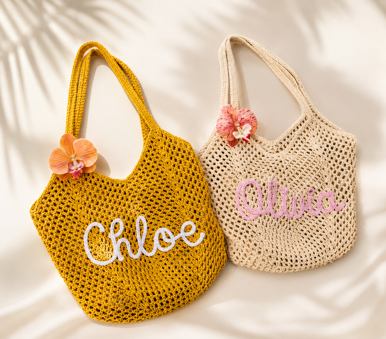 Customize Crochet Tote Bag for Women