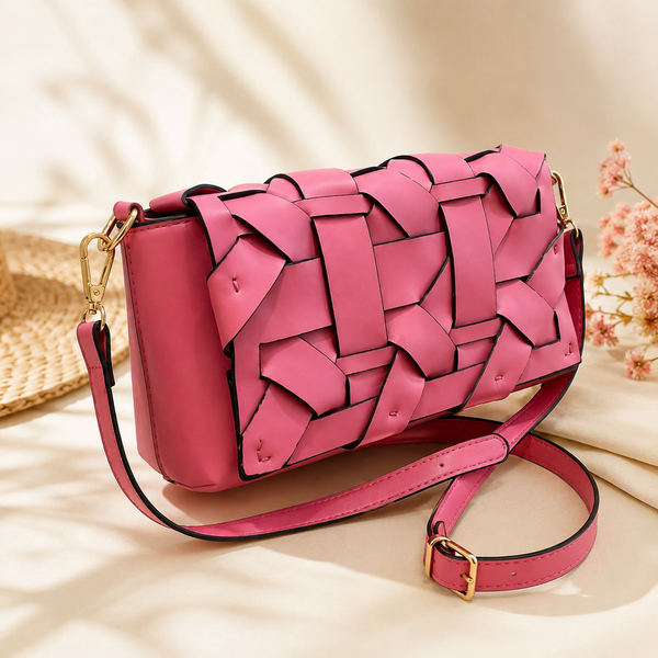 Luxury Woven Crossbody Bag for Women