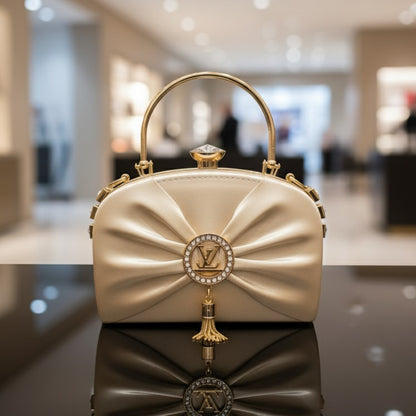 Elegant Bow-Style Evening Handbag